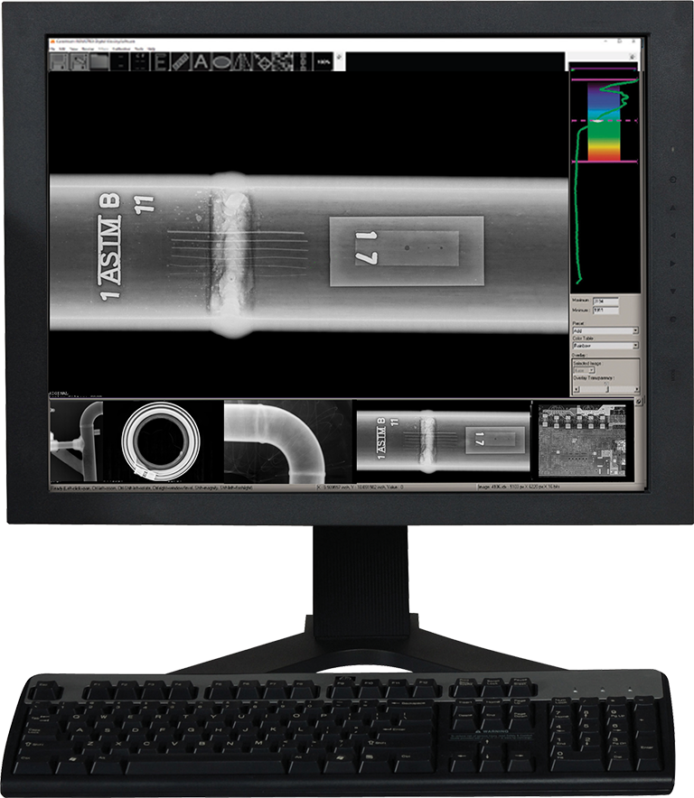 Uses INDUSTREX Digital Viewing Software 